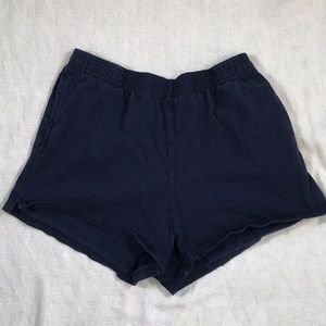 los angeles apparel navy shorts